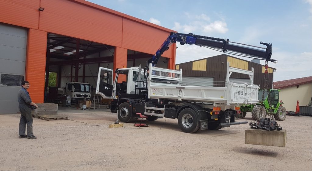 grues de levage lourdes sortie d'atelier